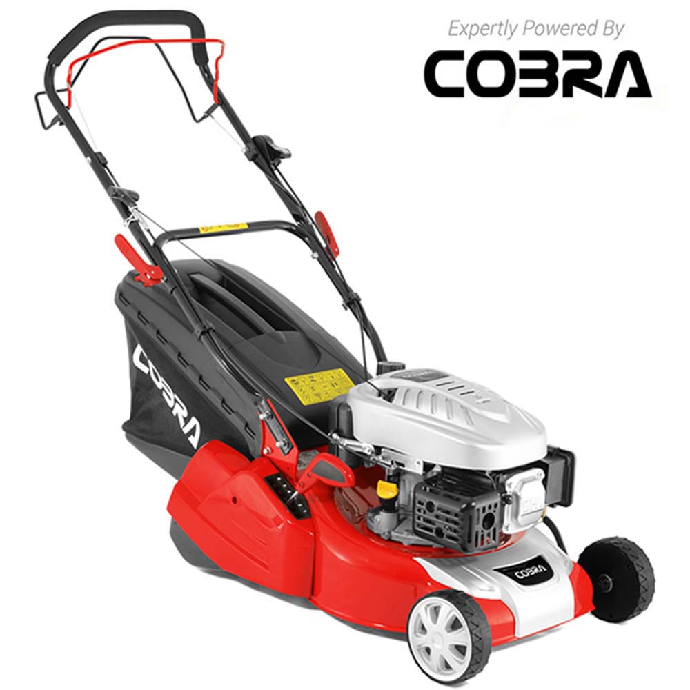 Cobra RM40SPC 16″ Petrol Lawnmower Roller Self Propelled