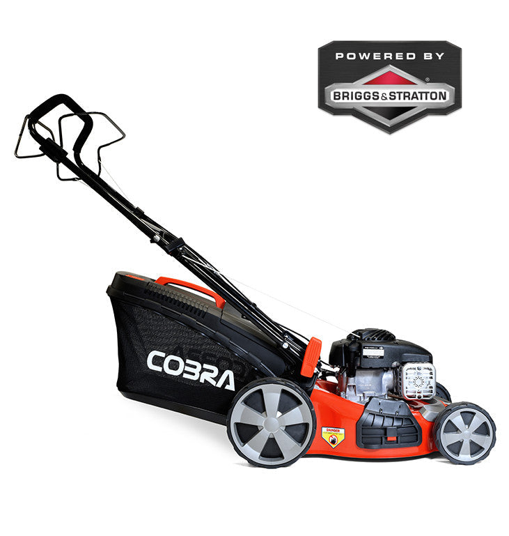 Cobra 18” Self Propelled Lawnmower Powered by B&S 3-in-1 Collection System