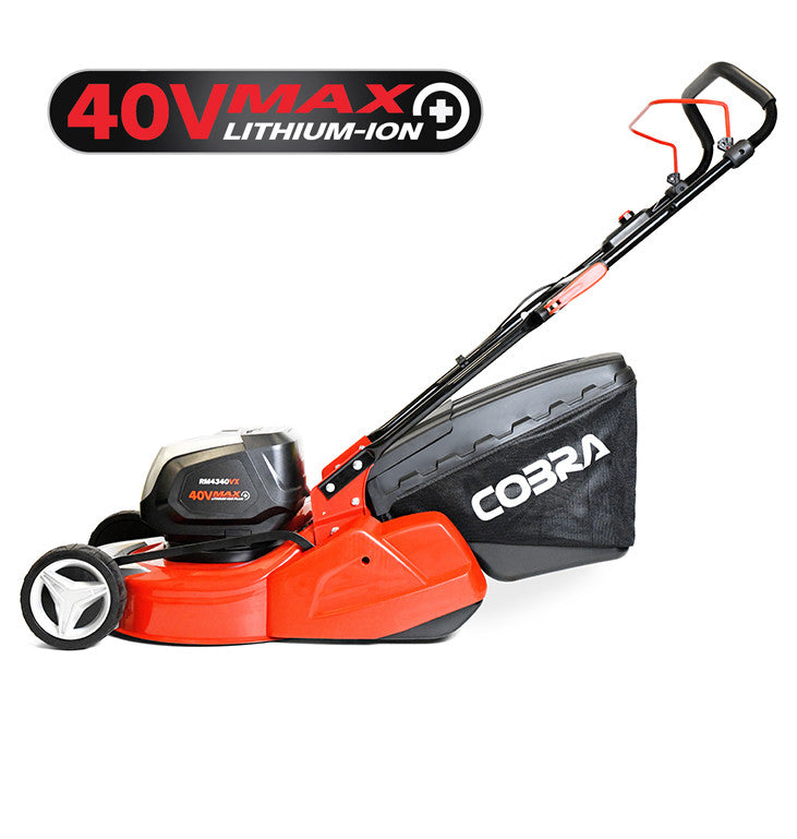 Cobra RM4340VX 17" 40V Max+ Cordless Rear Roller Lawnmower