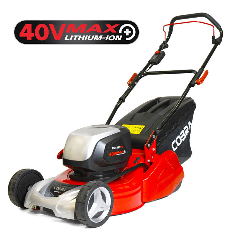 Cobra RM4340VX 17" 40V Max+ Cordless Rear Roller Lawnmower