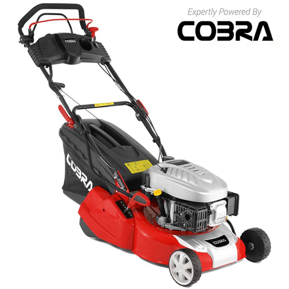 Cobra RM40SPCE 16″ Petrol Roller Lawnmower Self Propelled Electric Start