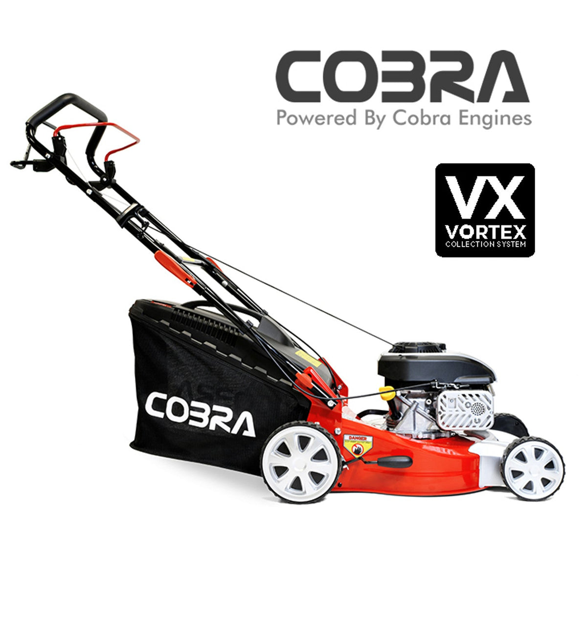 Cobra M40CVX 16" Cobra Powered Lawnmower with Vortex Airflow System
